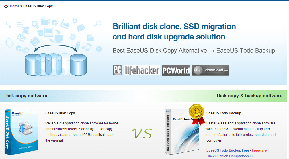 easeus clone disk free
